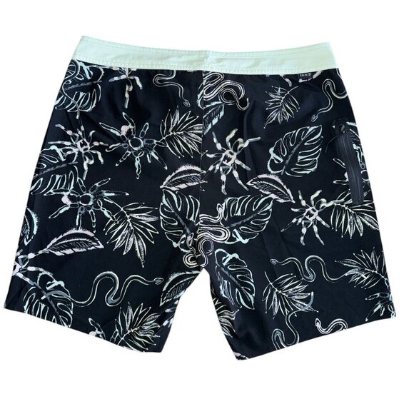 Roark Passage Primo Tropakill Mens 8 Inch Boardshorts Tropical Pattern Size 34 - Picture 6 of 7